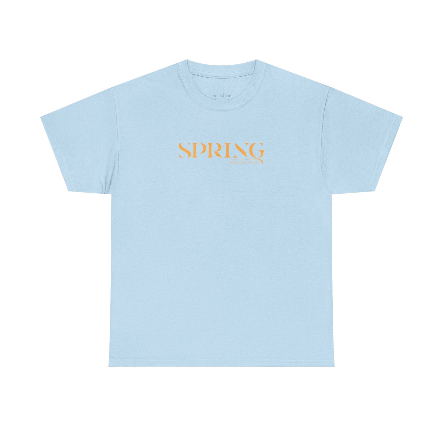 "SPRING" Floral Retro T-shirt