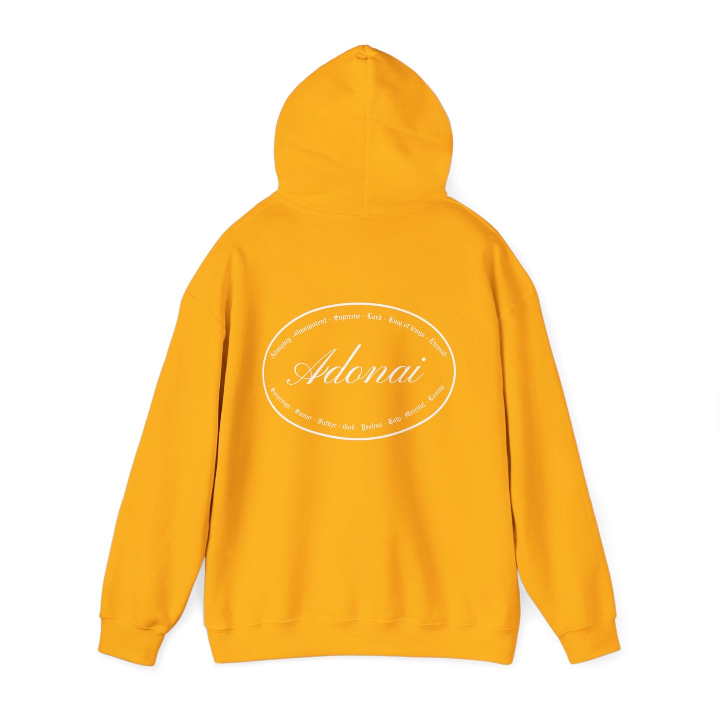 Sudadera con capucha acogedora basada en la fe de Adonai
