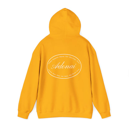 Sudadera con capucha acogedora basada en la fe de Adonai