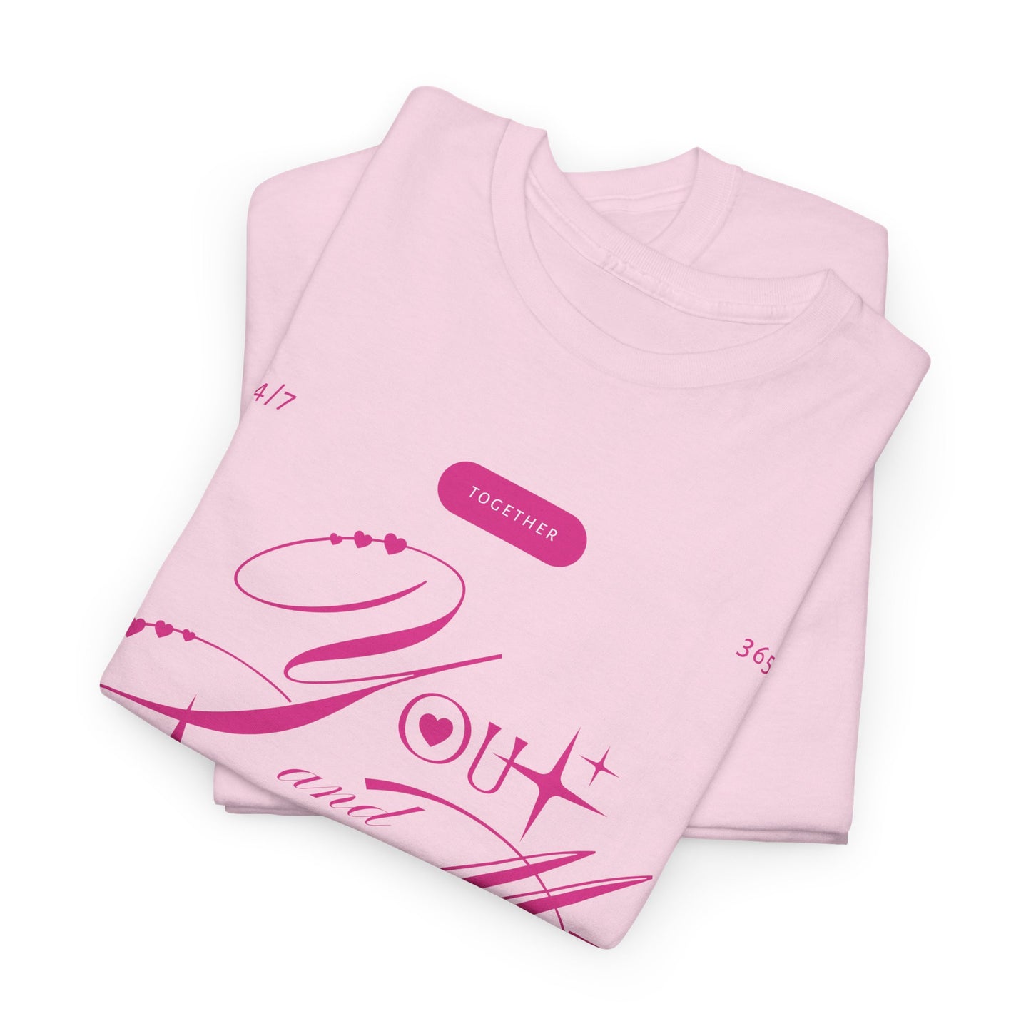 Camiseta romántica de San Valentín "Tú y yo" 
