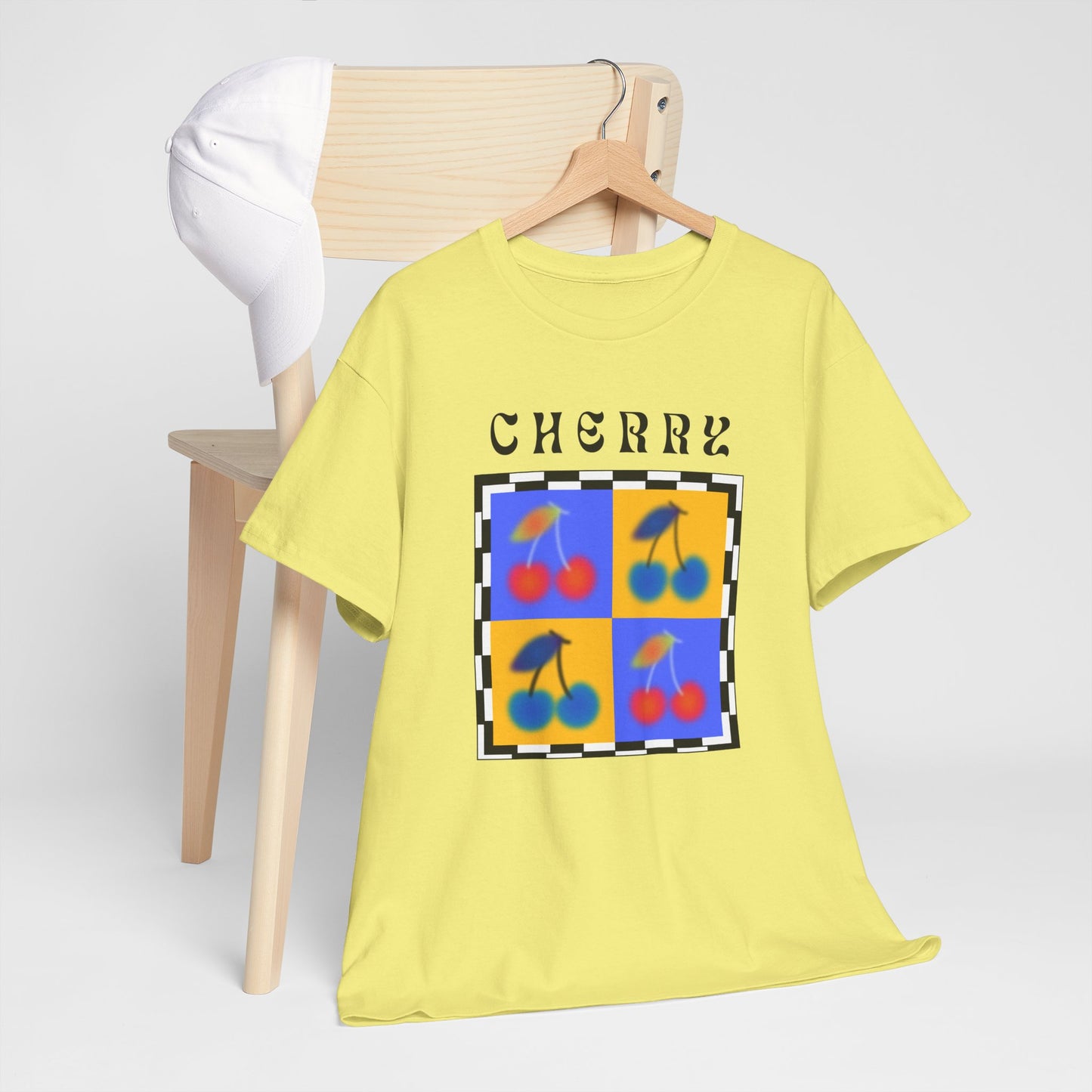 Camiseta de Ajedrez de Cereza, Edición Frutas 