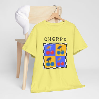 Camiseta de Ajedrez de Cereza, Edición Frutas 