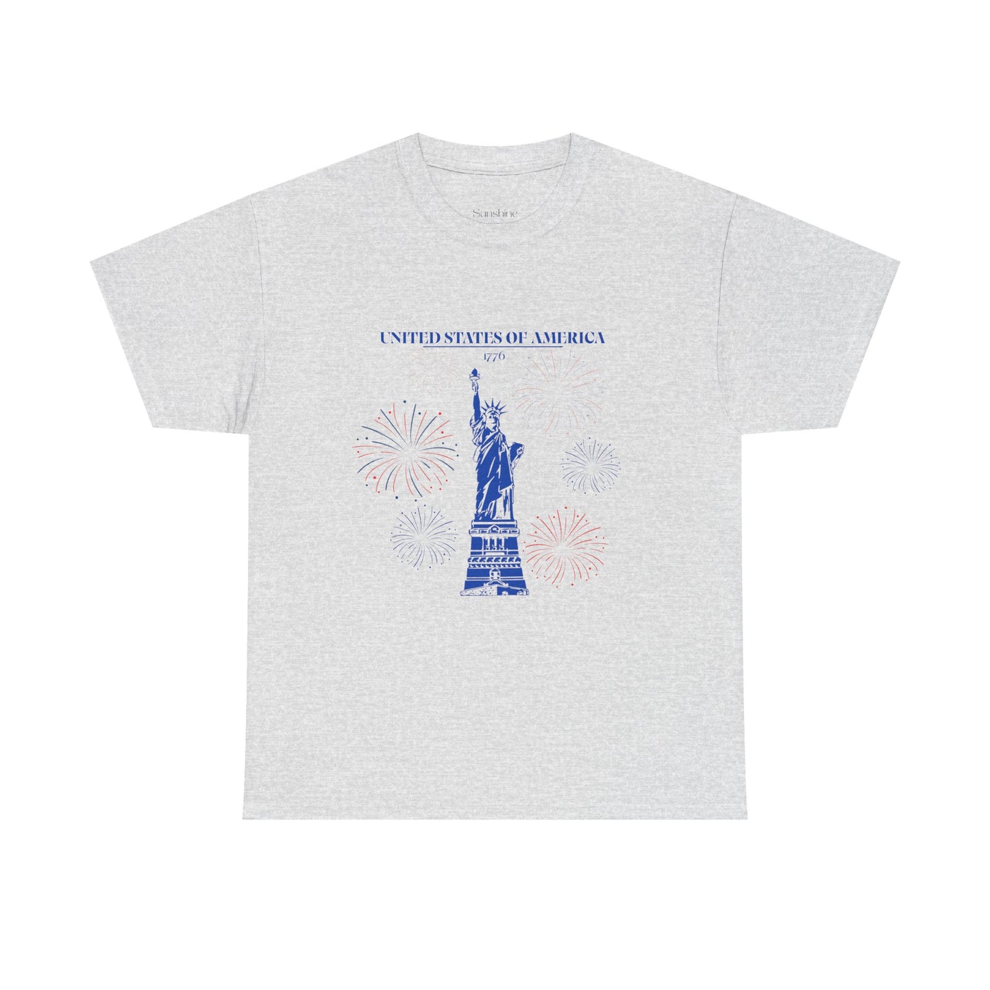 Camiseta unisex de algodón de la Estatua de la Libertad 