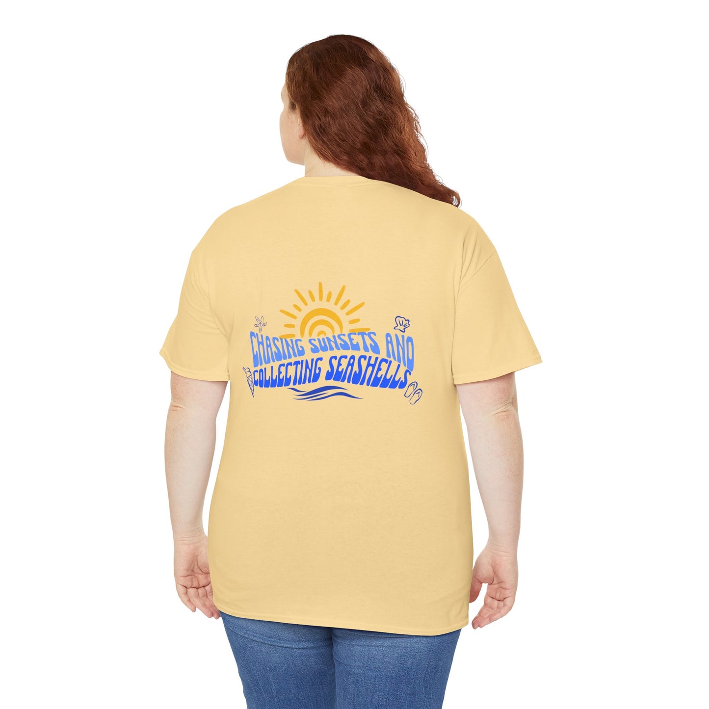 Camiseta playera de algodón Chasing Sunsets 