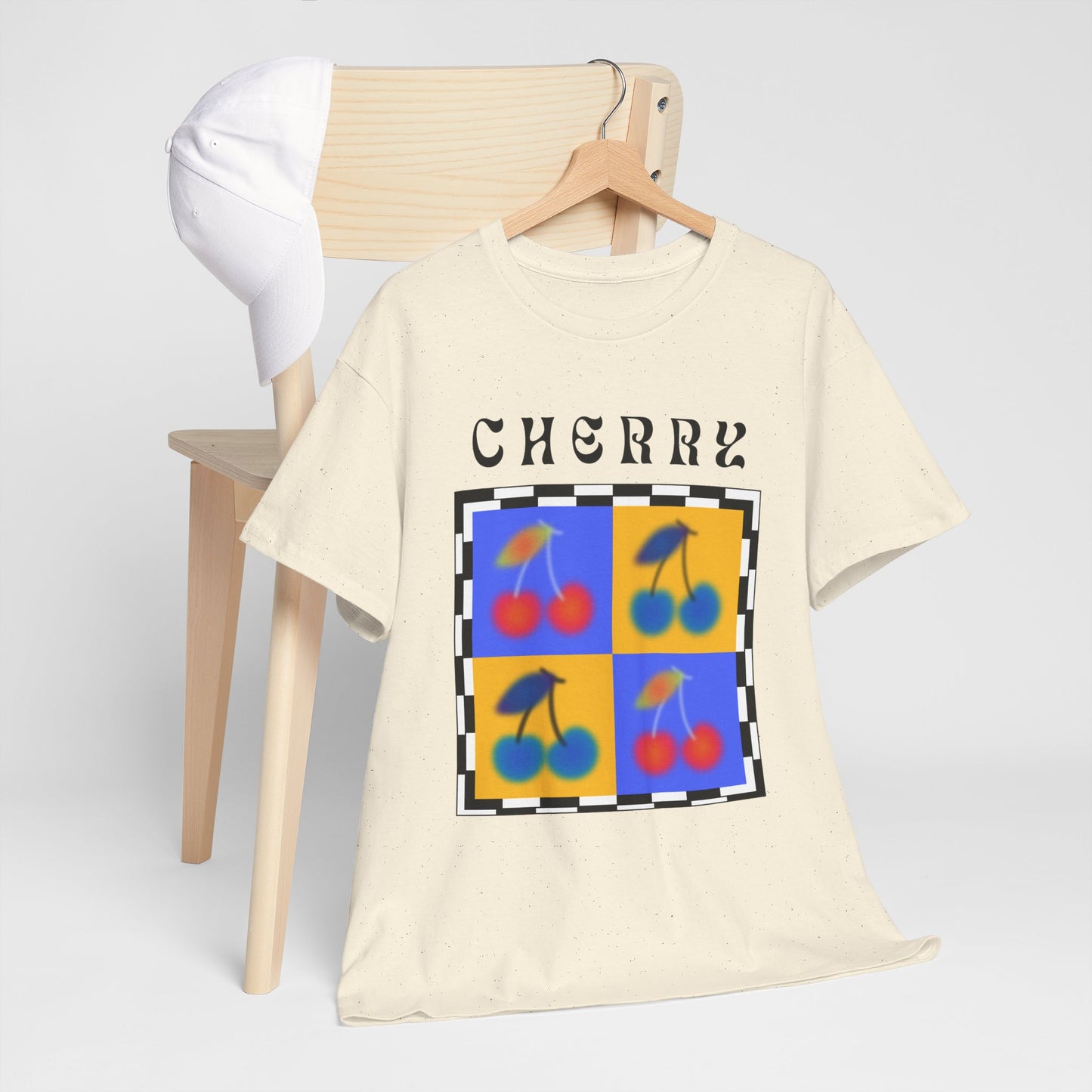 Camiseta de Ajedrez de Cereza, Edición Frutas 