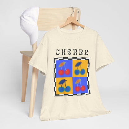 Camiseta de Ajedrez de Cereza, Edición Frutas 