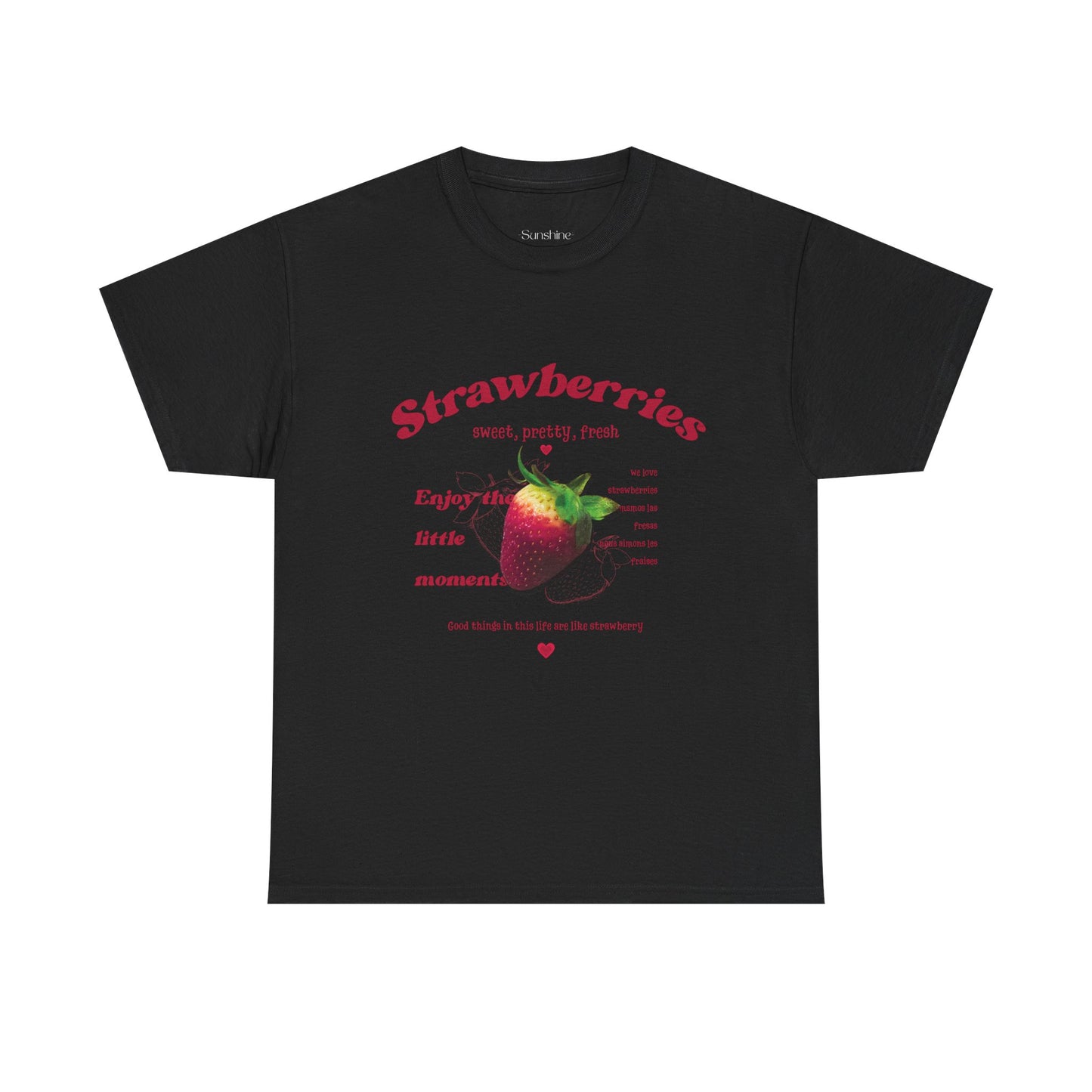 Camiseta de Temporada de Fresas Dulces