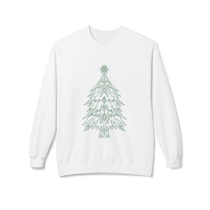 Christmas Tree Fleece Crewneck Sweatshirt