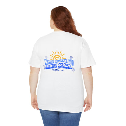 Camiseta playera de algodón Chasing Sunsets 