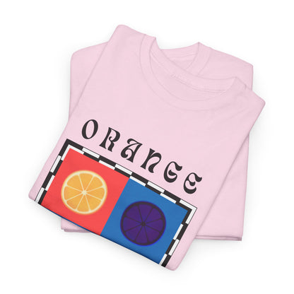 Camiseta de ajedrez naranja, edición frutas 