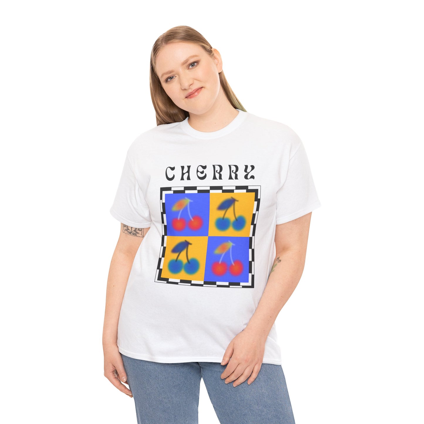 Camiseta de Ajedrez de Cereza, Edición Frutas 