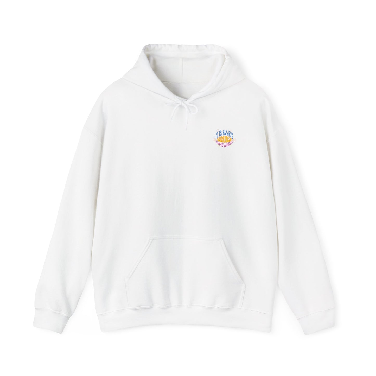 Sudadera con capucha colorida de verano 