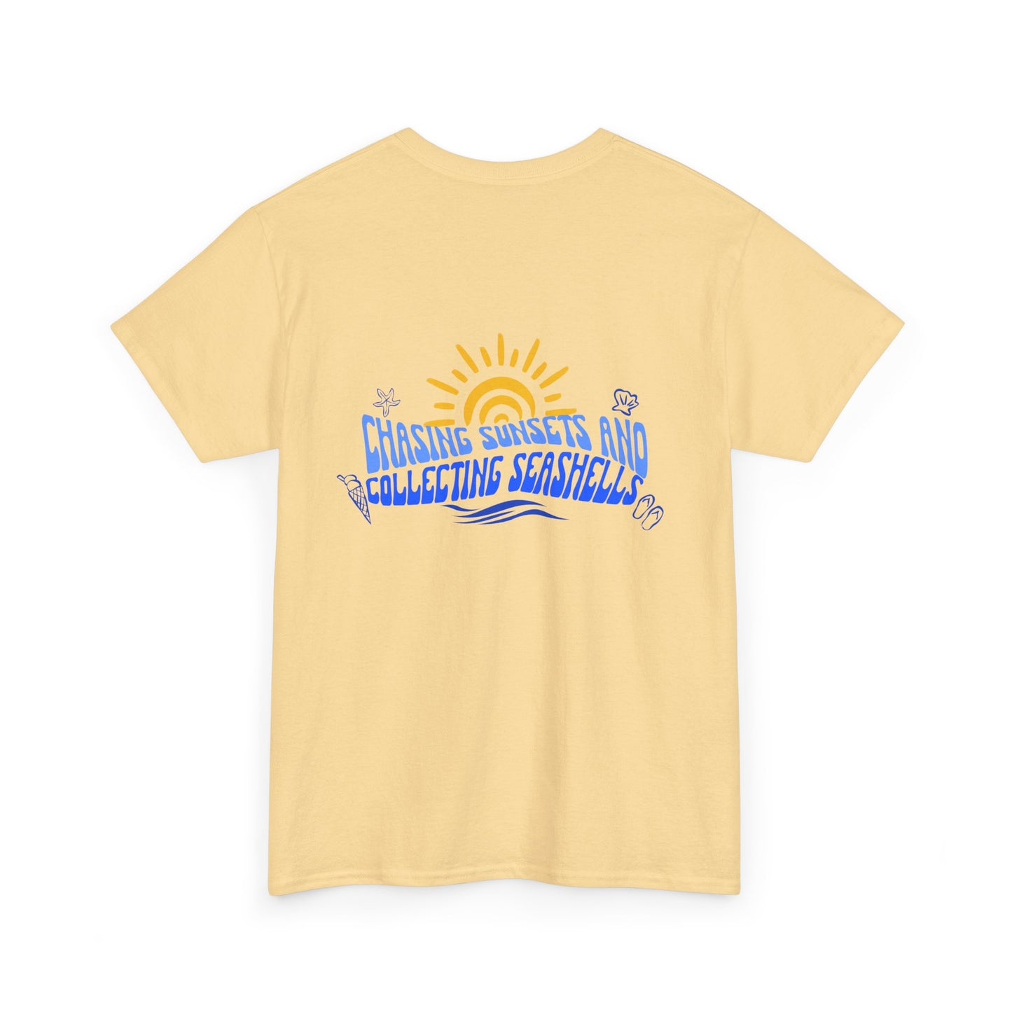 Camiseta playera de algodón Chasing Sunsets 