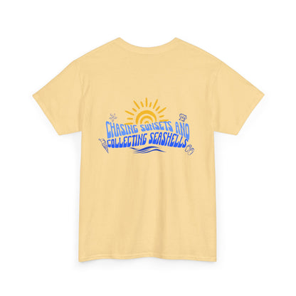 Camiseta playera de algodón Chasing Sunsets 