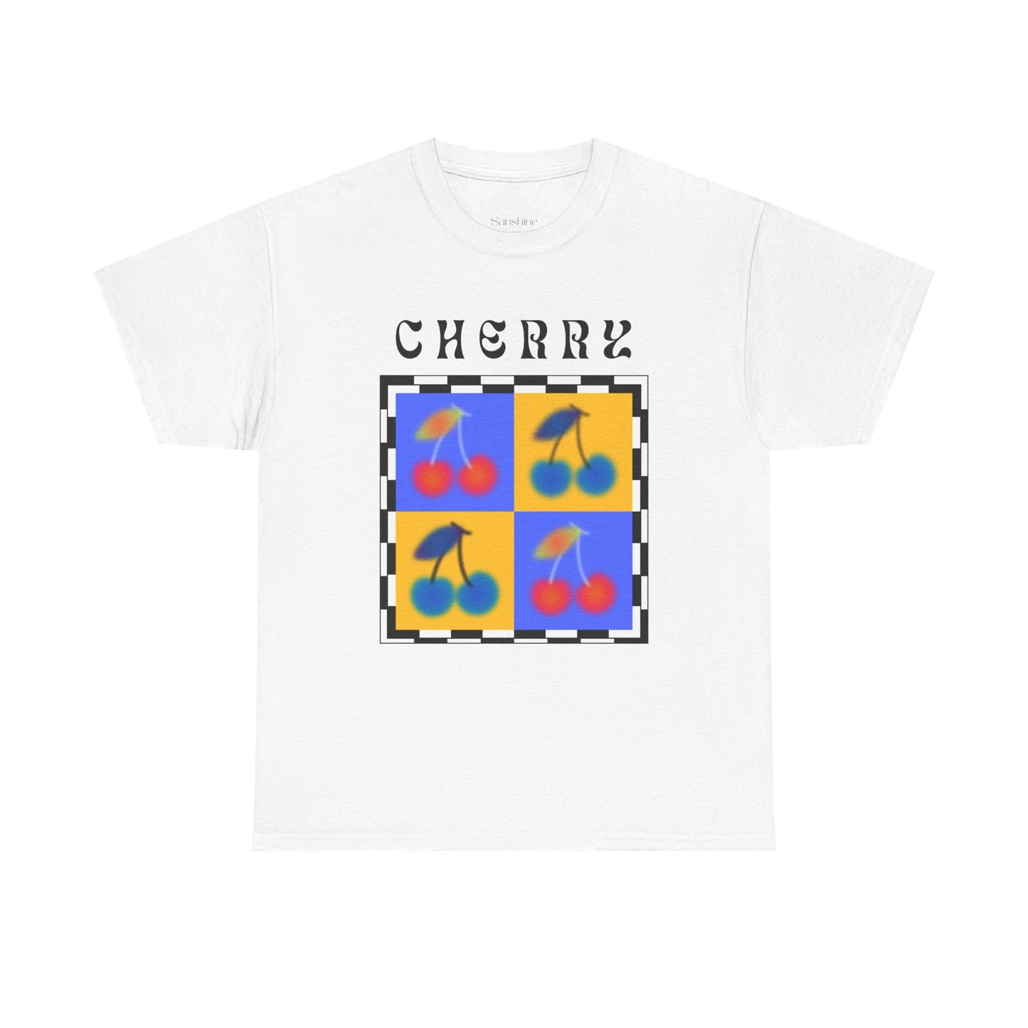 Camiseta de Ajedrez de Cereza, Edición Frutas 
