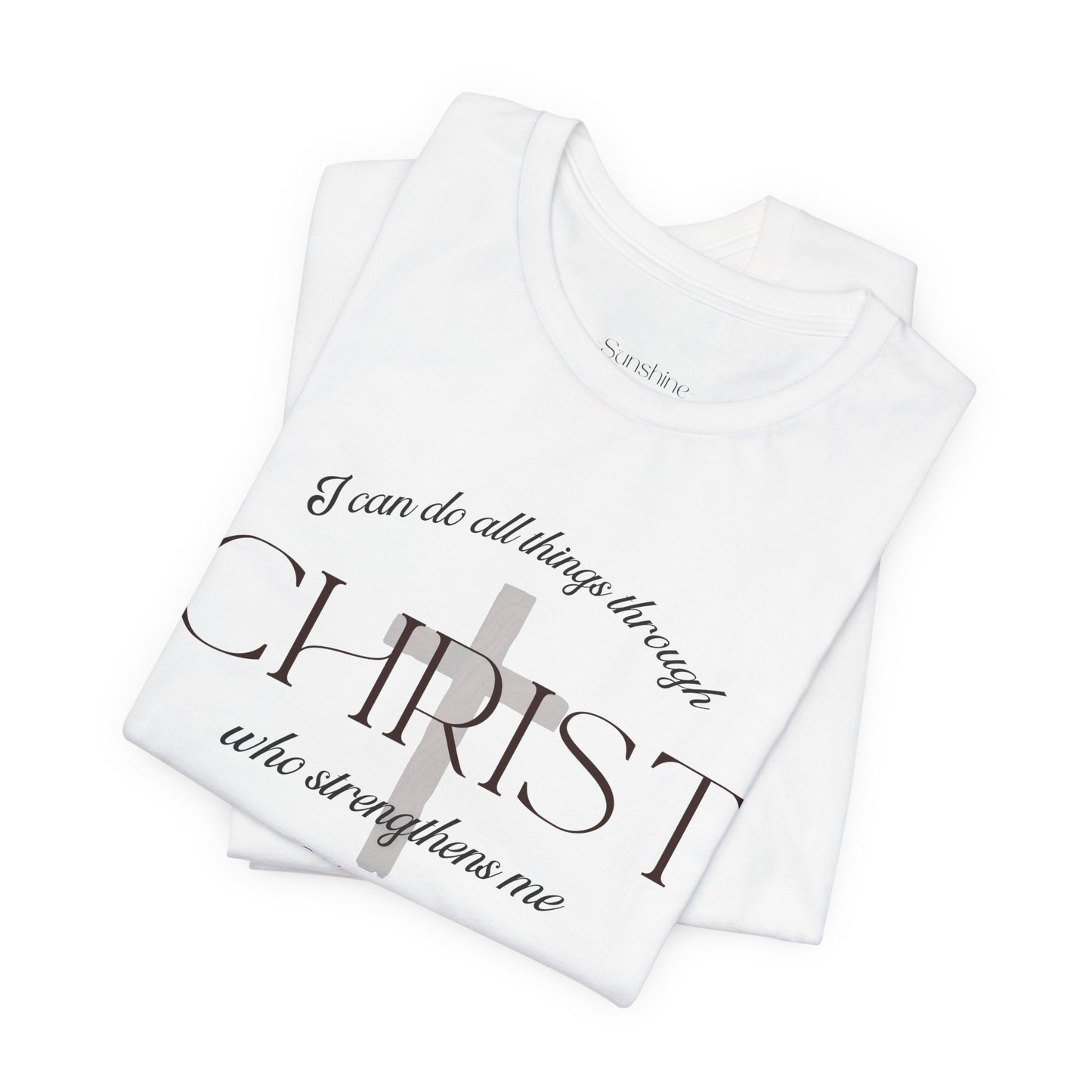 Filipenses 4:13 Camiseta de algodón unisex