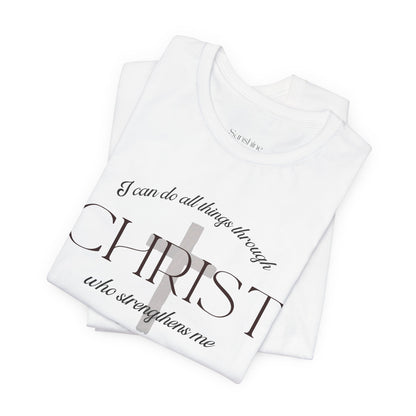 Filipenses 4:13 Camiseta de algodón unisex
