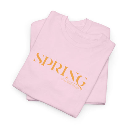 "SPRING" Floral Retro T-shirt