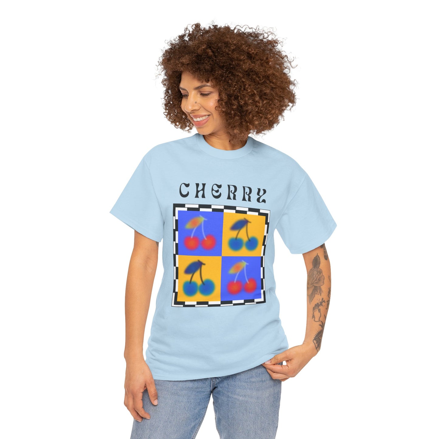 Camiseta de Ajedrez de Cereza, Edición Frutas 
