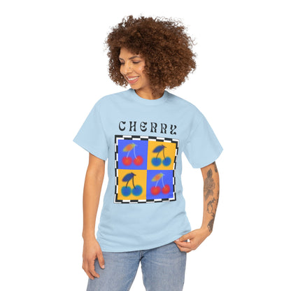Camiseta de Ajedrez de Cereza, Edición Frutas 