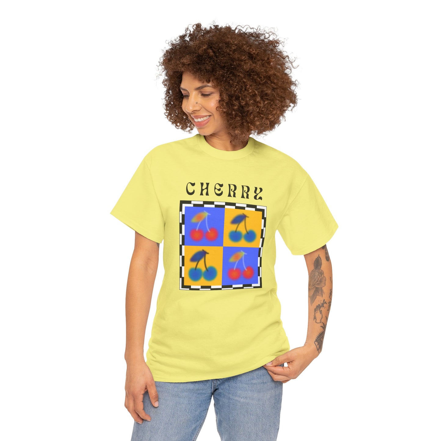 Camiseta de Ajedrez de Cereza, Edición Frutas 