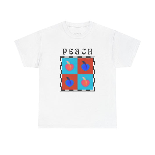 Peach Chess T-shirt, Fruits Edition
