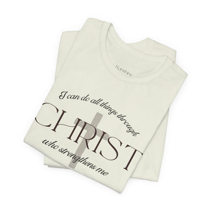 Filipenses 4:13 Camiseta de algodón unisex