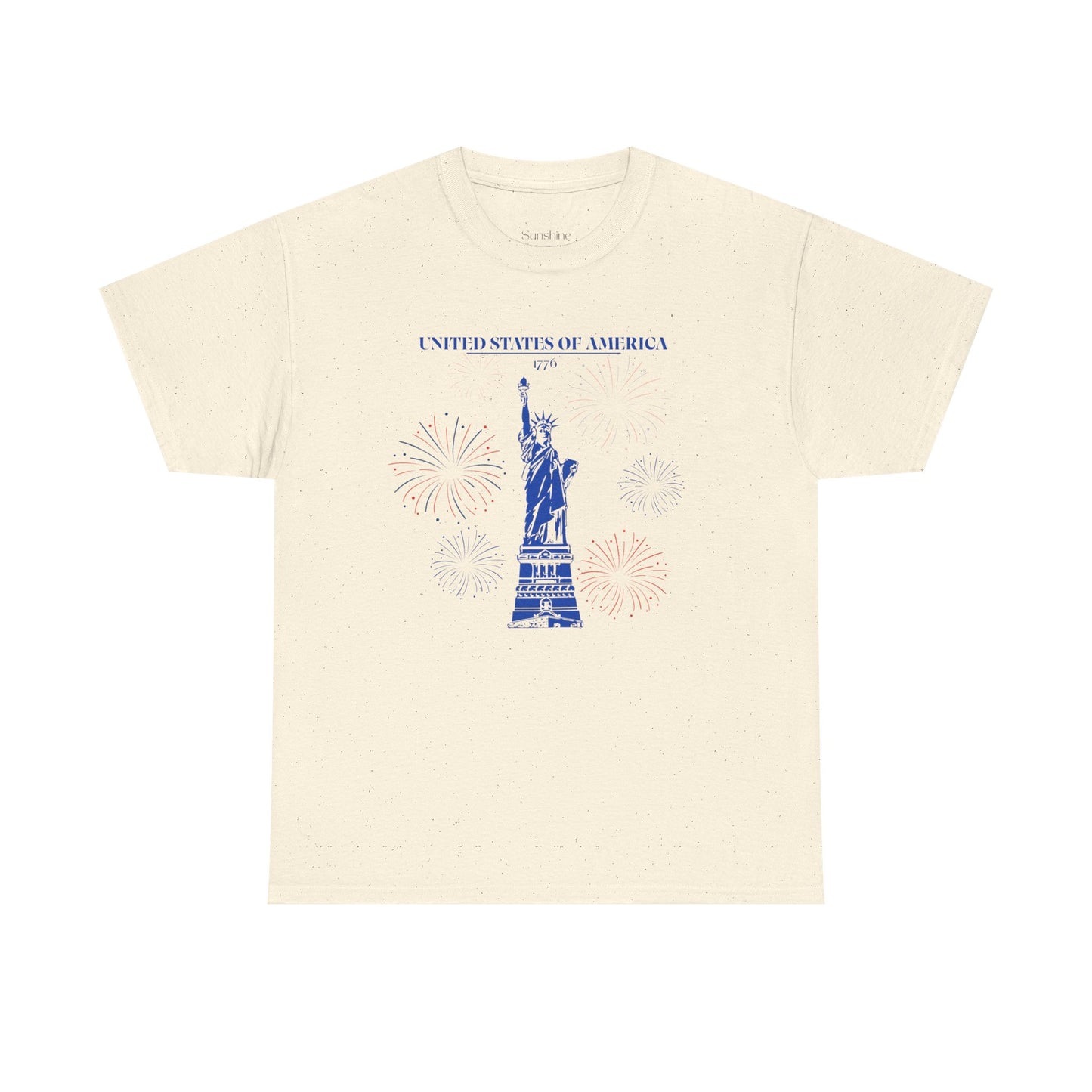Unisex Statue of Liberty Cotton T-Shirt