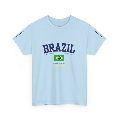 Casual Brazil Vintage Cotton T-shirt