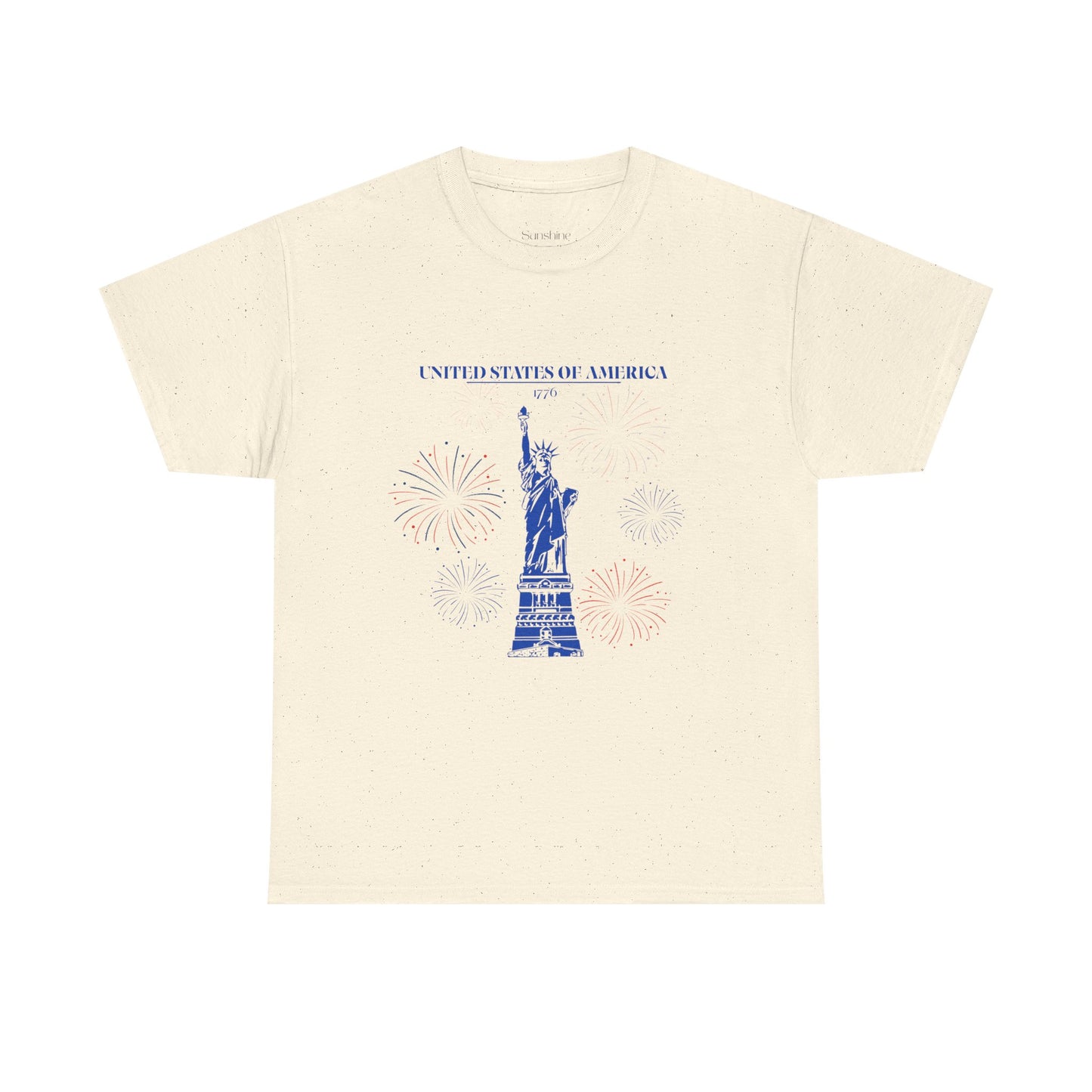 Camiseta unisex de algodón de la Estatua de la Libertad 
