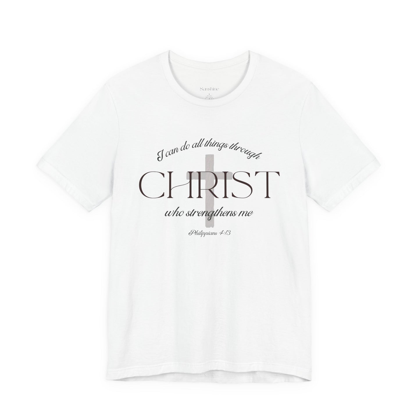 Filipenses 4:13 Camiseta de algodón unisex