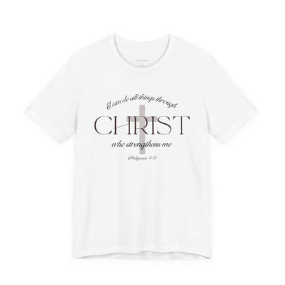 Filipenses 4:13 Camiseta de algodón unisex