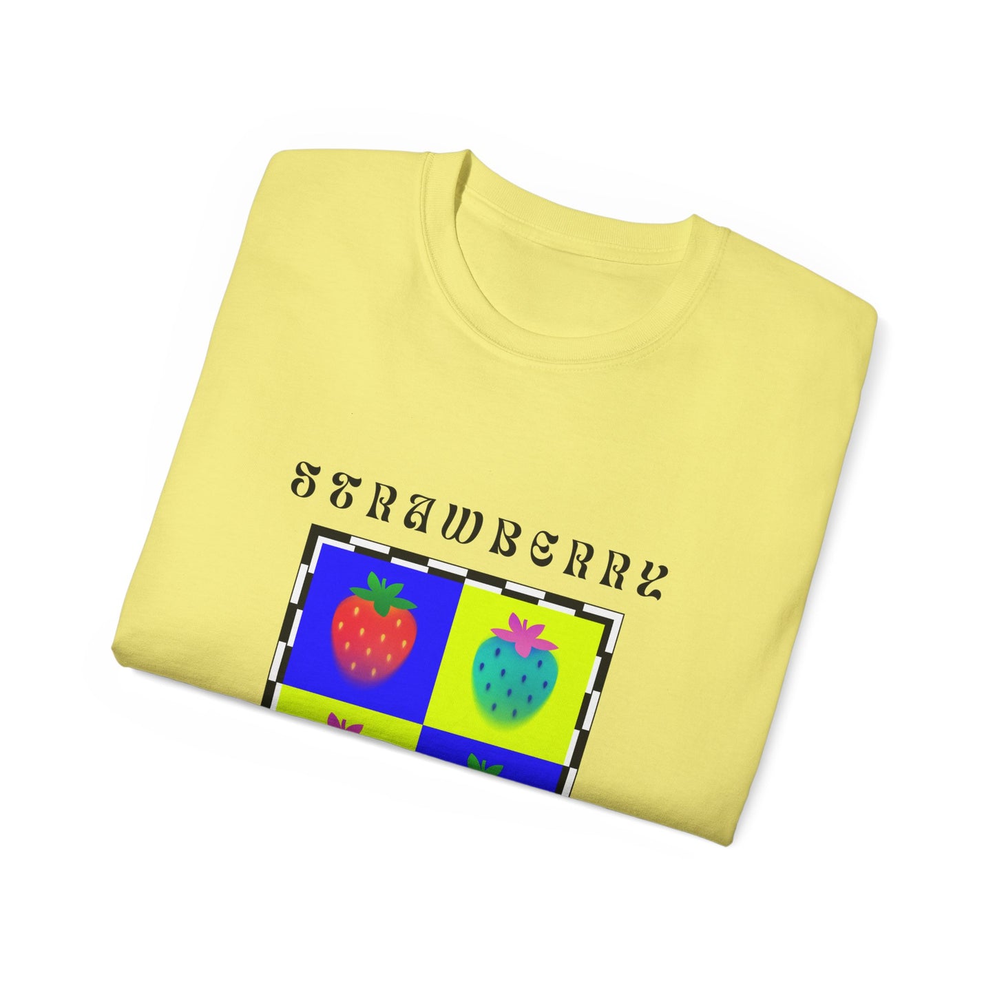 Camiseta de Ajedrez de Fresa, Edición Frutas 